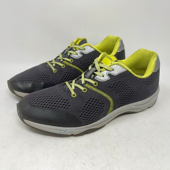 Vionic 335 Emerald / 9030 Comfort Sneakers Womens 9 1/2 Gray 1,0,3,0:S1482 - Picture 5 of 13